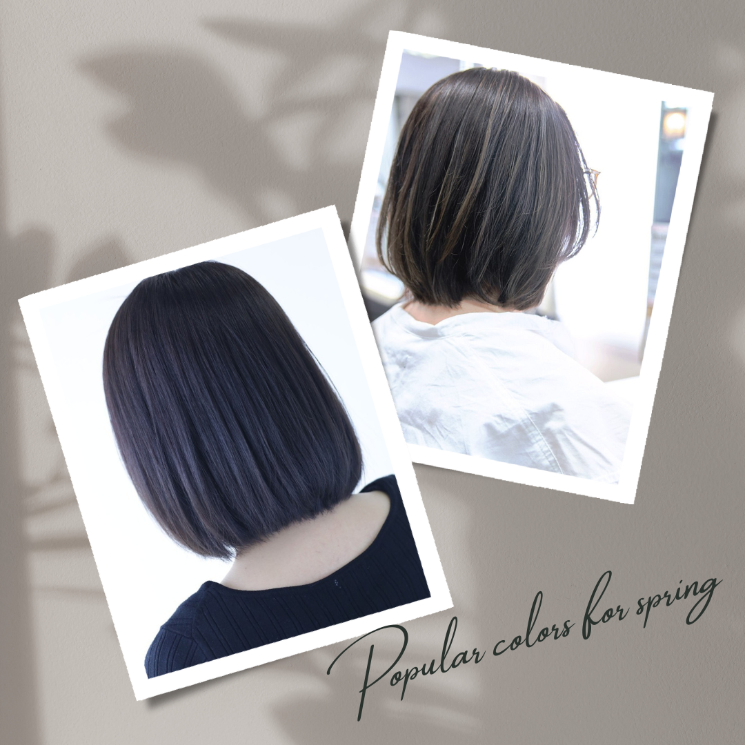 春に人気の「白髪ぼかしハイライト」と「透明感カラー」